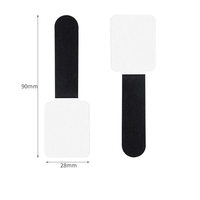 100x Attache de câble auto-adhésive - Scratch Réutilisable