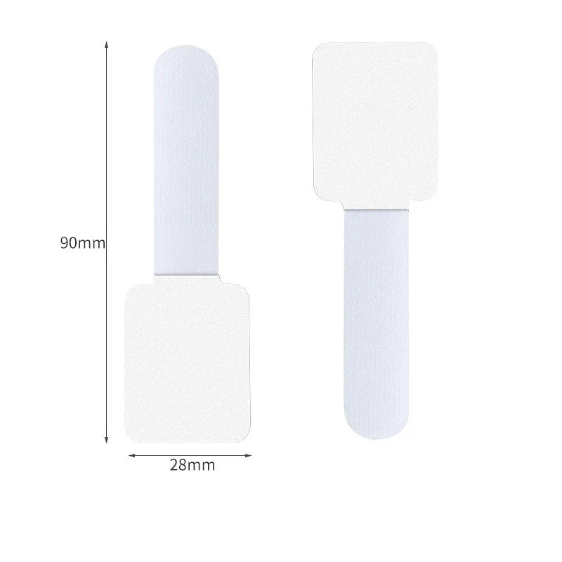 100x Attache de câble auto-adhésive - Scratch Réutilisable