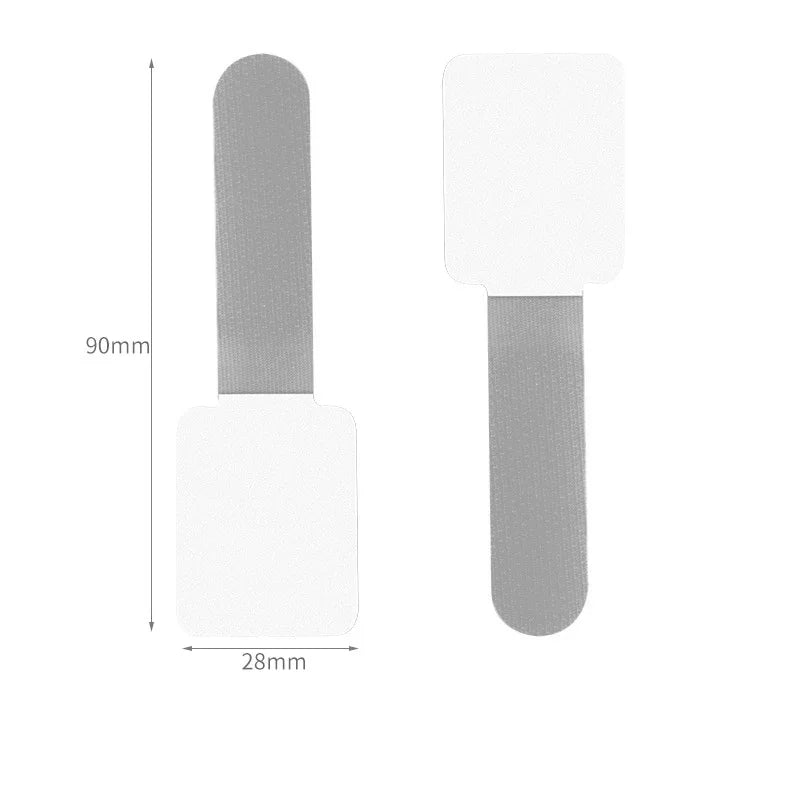 100x Attache de câble auto-adhésive - Scratch Réutilisable