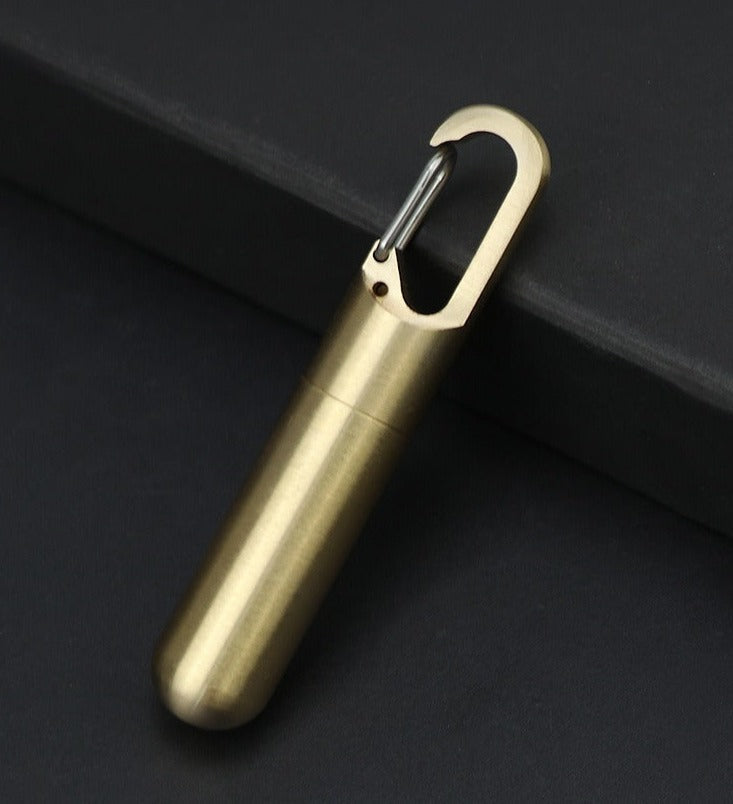 2x Mini Porte-Clé Boîte à Pilules Waterproof