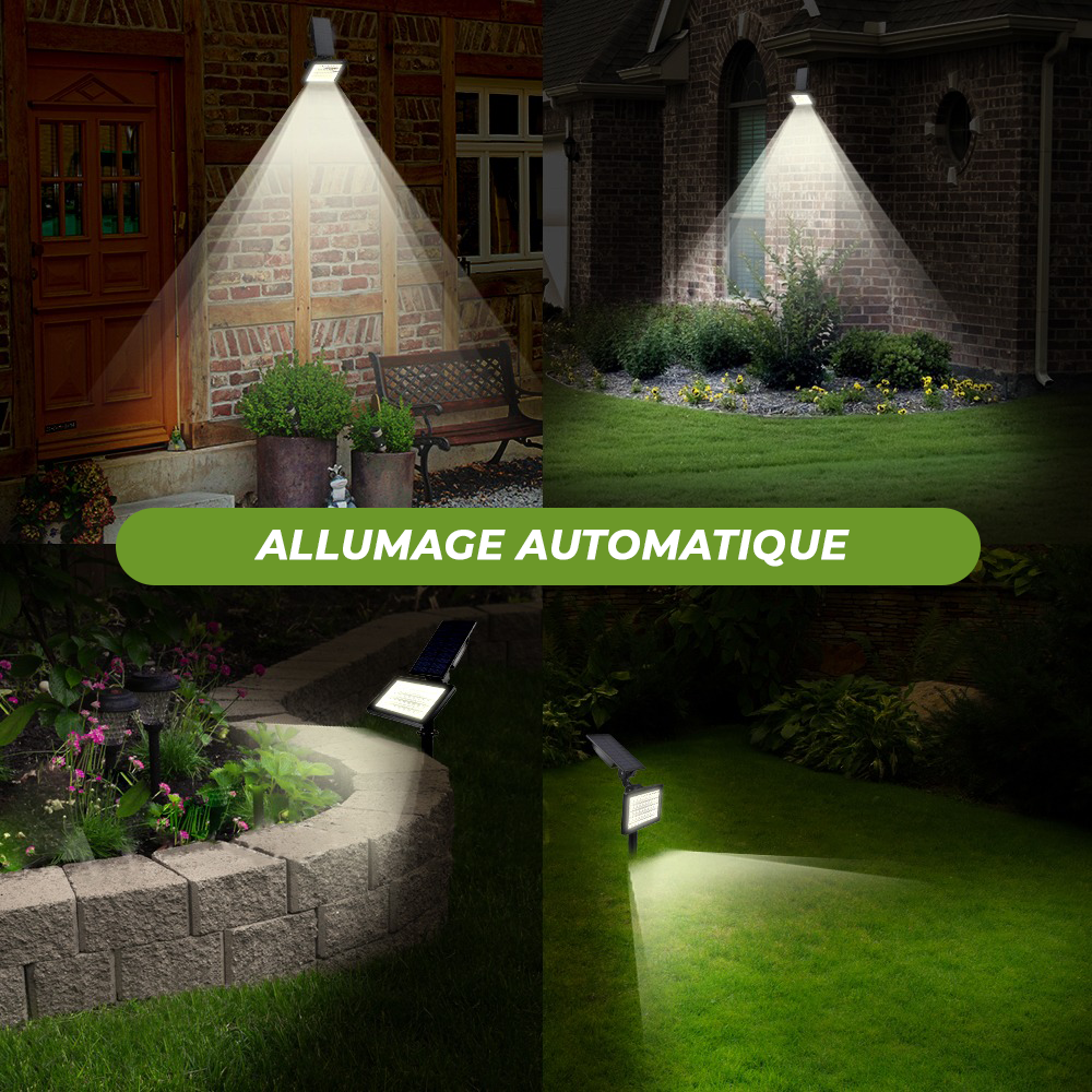 2 en 1 Piquet / Applique Solaire