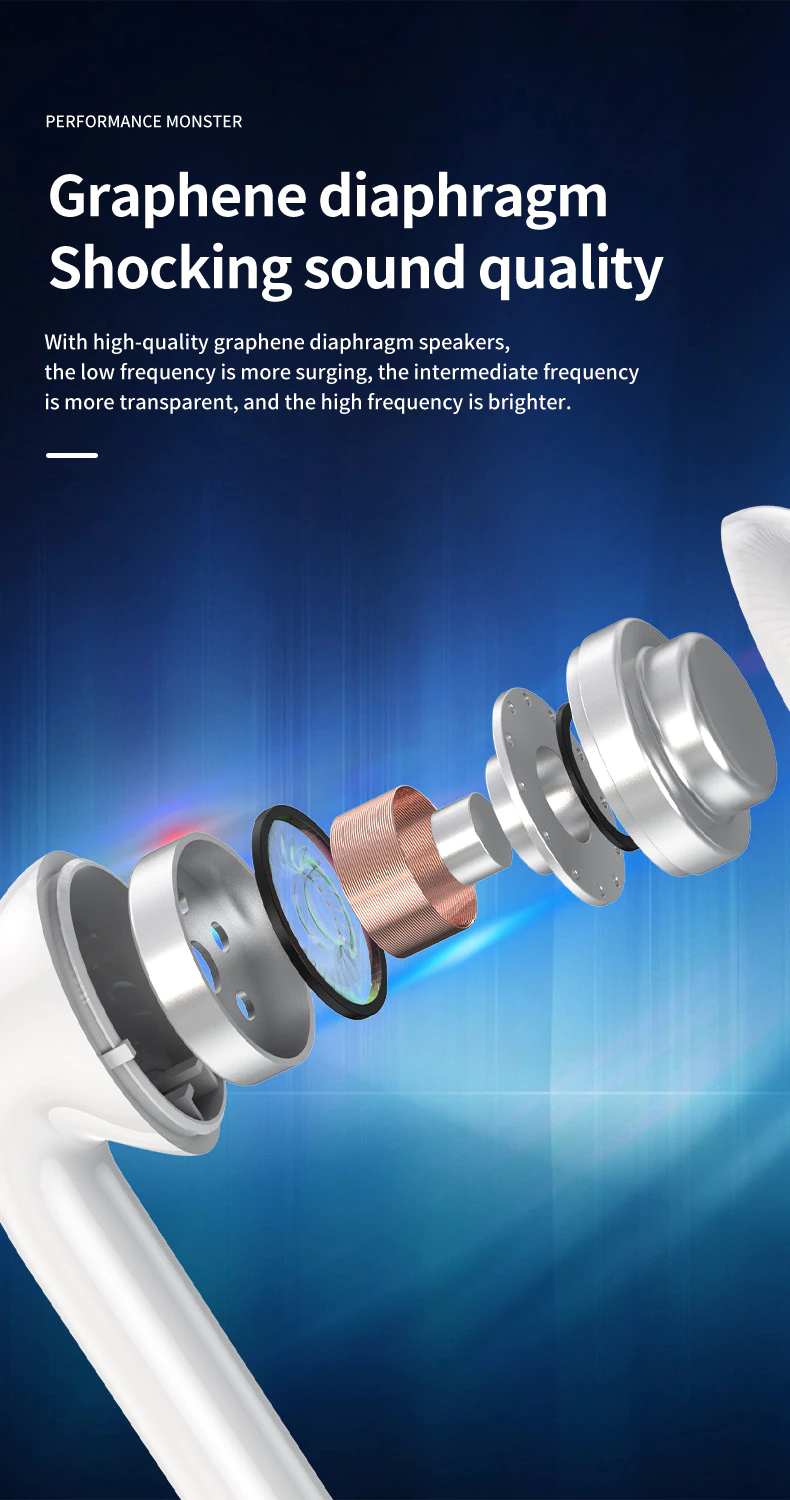 Écouteurs sans fil pro+ bluetooth