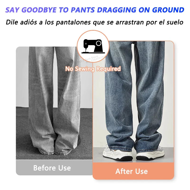 10x Clips Magiques pour Pantalon & Jean - Ourlet Express